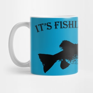 It's fishing time, Bass picture Mug